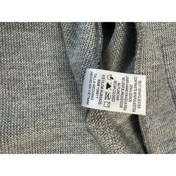 Shinestar Women’s Long Gray Jacket Light Weight Fleece Trench Coat NWT Sz Medium - Picture 8 of 8